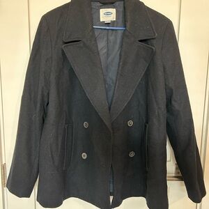 Old Navy Double-Breasted Pea Coat in Navy blue